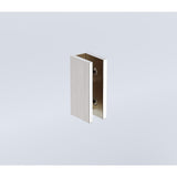 Darrahopens Furniture > Bathroom > Shower Heads & Screens 70x200cm Single Shower Glass Screen with Nickel U-brackets & Round Pole