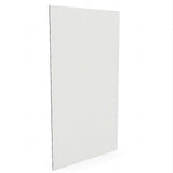 Darrahopens Furniture > Bathroom > Shower Heads & Screens 80cm Reeded Single Shower Glass Screen with Black Wall & Floor Channel
