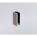 Darrahopens Furniture > Bathroom > Shower Heads & Screens 80x200cm Single Shower Glass Screen with Gunmetal Wall U-Brackets