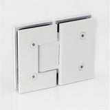 Darrahopens Furniture > Bathroom > Shower Heads & Screens 90cm Frameless Glass Bath Screen with Brass Brackets - White