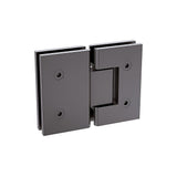 Darrahopens Furniture > Bathroom > Shower Heads & Screens 90cm Frameless Glass Bath Screen with Stainless Steel Brackets - Gunmetal