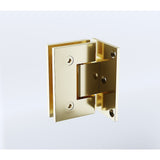 Darrahopens Furniture > Bathroom > Shower Heads & Screens 90cm Frameless Swing Bath Panel with Brushed Gold Hardware