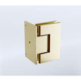 Darrahopens Furniture > Bathroom > Shower Heads & Screens 90cm Frameless Swing Bath Panel with Brushed Gold Hardware