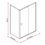 Darrahopens Furniture > Bathroom > Shower Heads & Screens Adjustable Semi Frameless Shower Screen 114-122cm x 89-92cm With Gold Hardware For Modern Bathrooms