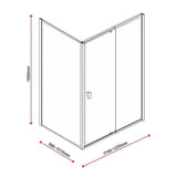 Darrahopens Furniture > Bathroom > Shower Heads & Screens Adjustable Semi Frameless Shower Screen 114-122cm x 98-101cm With Gold Hardware For Modern Bathrooms