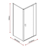 Darrahopens Furniture > Bathroom > Shower Heads & Screens Adjustable Semi Frameless Shower Screen 74-82cm x 89-92cm With Gold Hardware For Modern Bathrooms