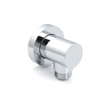 Darrahopens Furniture > Bathroom > Shower Heads & Screens Bathroom Component Brass Chrome Flexible Shower Elbow Connector Water Inlet 1/2" End