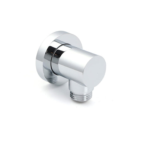 Darrahopens Furniture > Bathroom > Shower Heads & Screens Bathroom Component Brass Chrome Flexible Shower Elbow Connector Water Inlet 1/2" End