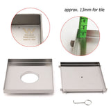 Darrahopens Furniture > Bathroom > Shower Heads & Screens Bathroom Large Square 200x200mm Tile Insert Floor Drain Shower Grate 80mm Waste