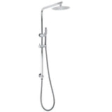 Bathroom Round 8" Rain Shower Head Single Mode Brass Handheld Spray Rail Arm Set | darrahopens.com.au Premium AU Stock