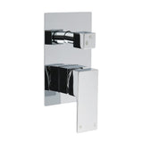 Darrahopens Furniture > Bathroom > Shower Heads & Screens Bathroom Square Shower Mixer Diverter Tap Square Chrome For Spout Shower Head