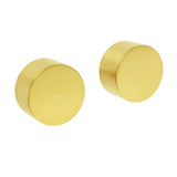 Darrahopens Furniture > Bathroom > Shower Heads & Screens Brushed Gold 1/4 Turn Round Knob Hot Cold Tap Wall Set For Shower Vanity Spout