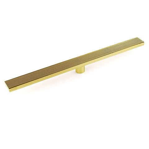 Darrahopens Furniture > Bathroom > Shower Heads & Screens Brushed Gold 304 SUS 600mm Strip Fence Sword Shower Grate Floor Drain 50mm Waste