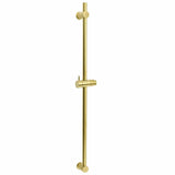 Darrahopens Furniture > Bathroom > Shower Heads & Screens Brushed Gold Brass 850mm Long Sliding Rail Bar Swivel Handheld Shower Holder Kit