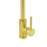Brushed Gold Round Kitchen Mixer Sink Tap 360° Swivel Laundry Basin Faucet Spout | darrahopens.com.au Premium AU Stock