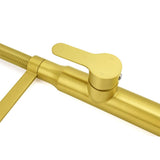 Darrahopens Furniture > Bathroom > Shower Heads & Screens Brushed Gold Tall Kitchen Sink Basin Mixer 360º Swivel Faucet Tap Pull Out Spout