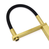 Darrahopens Furniture > Bathroom > Shower Heads & Screens Brushed Gold Tall Kitchen Sink Basin Mixer Swivel Faucet Tap Pull Out Spout Head
