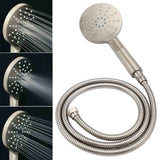 Darrahopens Furniture > Bathroom > Shower Heads & Screens Brushed Nickel 12" Large Rain Head Twin Shower Handheld Sliding Rail Arm Set With Mixer