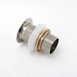 Darrahopens Furniture > Bathroom > Shower Heads & Screens Brushed Nickel 32mm Push Pop Up Waste Plug Non-Overflow Basin Sink Drain Outlet