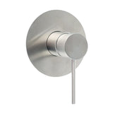 Brushed Nickel Bath Shower Mixer Hot Cold Tap Ceramic Cartridge Spindle Round | darrahopens.com.au Premium AU Stock