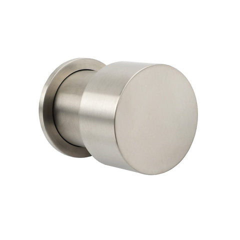 Darrahopens Furniture > Bathroom > Shower Heads & Screens Brushed Nickel Bath Shower Mixer Round 1/4 Knob Hot Cold Tap Cartridge Spindle