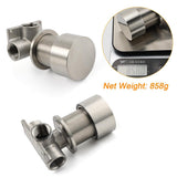 Darrahopens Furniture > Bathroom > Shower Heads & Screens Brushed Nickel Bath Shower Mixer Round 1/4 Knob Hot Cold Tap Cartridge Spindle