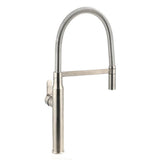 Darrahopens Furniture > Bathroom > Shower Heads & Screens Brushed Nickel Kitchen Sink Basin Mixer 360 Swivel Faucet Tap Pull Out Spout SUS
