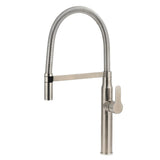Darrahopens Furniture > Bathroom > Shower Heads & Screens Brushed Nickel Kitchen Sink Basin Mixer 360 Swivel Faucet Tap Pull Out Spout SUS