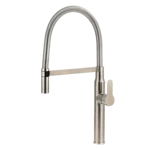 Darrahopens Furniture > Bathroom > Shower Heads & Screens Brushed Nickel Kitchen Sink Basin Mixer 360 Swivel Faucet Tap Pull Out Spout SUS