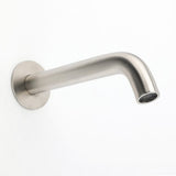 Brushed Nickel Round Curve Basin Bubble Faucet Water Outlet Bath Tub Wall Spout | darrahopens.com.au Premium AU Stock