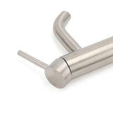 Darrahopens Furniture > Bathroom > Shower Heads & Screens Brushed Nickel Round Curve Kitchen Laundry Basin Mixer Vanity Counter Top Faucet