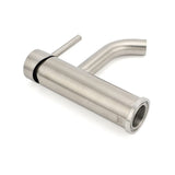 Darrahopens Furniture > Bathroom > Shower Heads & Screens Brushed Nickel Round Curve Kitchen Laundry Basin Mixer Vanity Counter Top Faucet