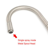 Darrahopens Furniture > Bathroom > Shower Heads & Screens Brushed Nickel Silver Round Pull Out Kitchen Sink Tap Mixer Faucet Spout Outlet