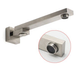 Darrahopens Furniture > Bathroom > Shower Heads & Screens Brushed Nickel Square Stainless Steel Swivel Spout Bathtub Bubble Faucet Outlet