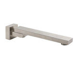 Darrahopens Furniture > Bathroom > Shower Heads & Screens Brushed Nickel Square Stainless Steel Swivel Spout Bathtub Bubble Faucet Outlet