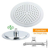 Chrome 9" Plastic Rain Shower Head 3 Modes Handheld Rose Slide Rail Diverter Switch Set | darrahopens.com.au Premium AU Stock