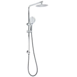 Chrome Double Square 8" Shower Head Set 3 Function Handheld Rail Diverter Arm | darrahopens.com.au Premium AU Stock