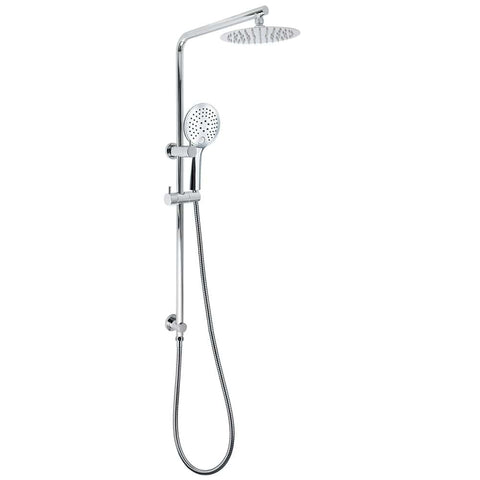 Chrome Double Square 8" Shower Head Set 3 Function Handheld Rail Diverter Arm | darrahopens.com.au Premium AU Stock