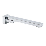 Chrome Square Stainless Steel Shower Bathtub Water Spout Faucet Outlet Tap 180° Swivel Set | darrahopens.com.au Premium AU Stock
