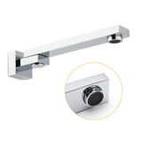 Darrahopens Furniture > Bathroom > Shower Heads & Screens Chrome Square Stainless Steel Shower Bathtub Water Spout Faucet Outlet Tap 180° Swivel Set