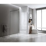 Darrahopens Furniture > Bathroom > Shower Heads & Screens Glass Shower Screen Round Stabilising Pole in Gold