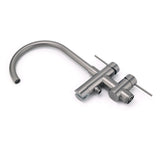 Darrahopens Furniture > Bathroom > Shower Heads & Screens Gun Metal Bathtub Mixer Tap Free Standing Faucet Spout With Handheld Shower Set