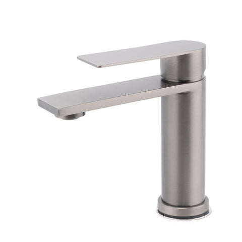 Gun Metal Grey Bathroom Basin Mixer Vanity Sink Square Faucet Spout Laundry Tap | darrahopens.com.au Premium AU Stock