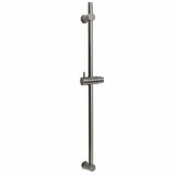 Darrahopens Furniture > Bathroom > Shower Heads & Screens Gun Metal Grey Brass 850mm Long Sliding Rail Bar Swivel Handheld Shower Holder Bracket