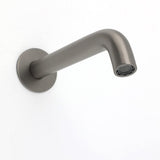 Gun Metal Grey Round Bathtub Spout Basin Curve Faucet Bubble Wall Mounted Outlet | darrahopens.com.au Premium AU Stock