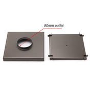 Darrahopens Furniture > Bathroom > Shower Heads & Screens Gun Metal Large Square 200x200mm Tile Insert Floor Drain Shower Grate 80mm Waste
