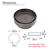 Darrahopens Furniture > Bathroom > Shower Heads & Screens Gun Metal Round 100mm Diameter Tile Insert Floor Drain Shower Grate 75mm Outlet