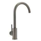 Darrahopens Furniture > Bathroom > Shower Heads & Screens Gun Metal Round Kitchen Mixer Sink Tap 360° Swivel Laundry Basin Faucet Spout Set