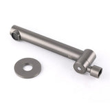 Darrahopens Furniture > Bathroom > Shower Heads & Screens Gun Metal Round Wall Mounted 180 Swivel Bathtub Faucet Water Outlet Vanity Spout