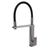 Darrahopens Furniture > Bathroom > Shower Heads & Screens Gun Metal Tall Kitchen Sink Basin Mixer Swivel Faucet Tap Pull Out Spout Head